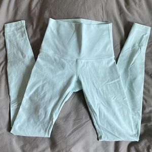 Lululemon Wunder Under High Rise Leggings in Mint
